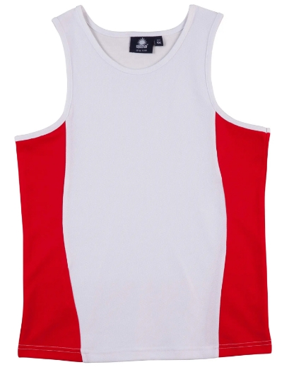 Picture of Winning Spirit, Kids Truedry Contrast Mesh Singlet